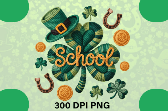 Lucky School Shamrock Faux Embroidery Review