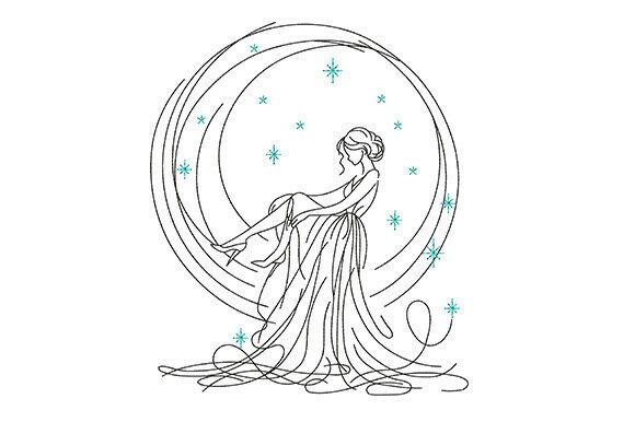 Moon Goddess Embroidery Design Review