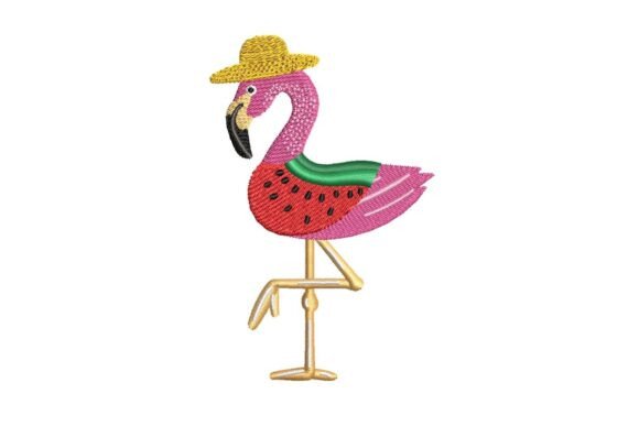 Summer Flamingo Embroidery Review