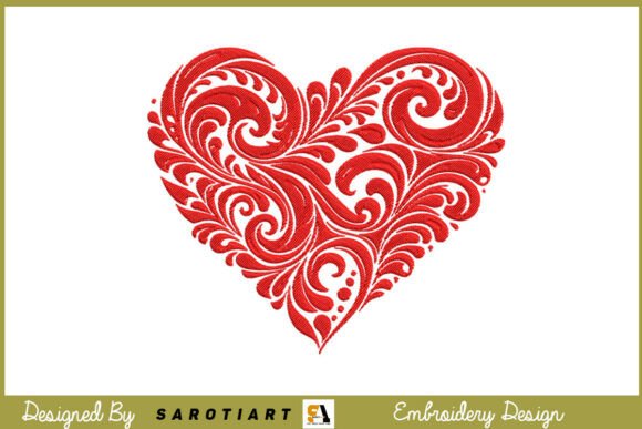 Valentine Embroidery T-shirt Heart Love Review