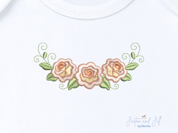 Vintage Rose Border Machine Embroidery Review