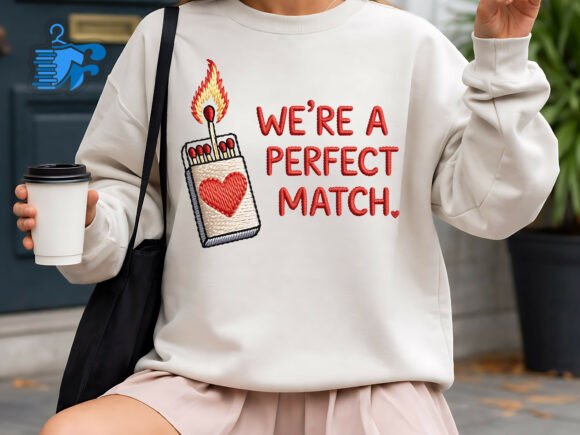 We’re a Perfect Match Embroidery Design Review